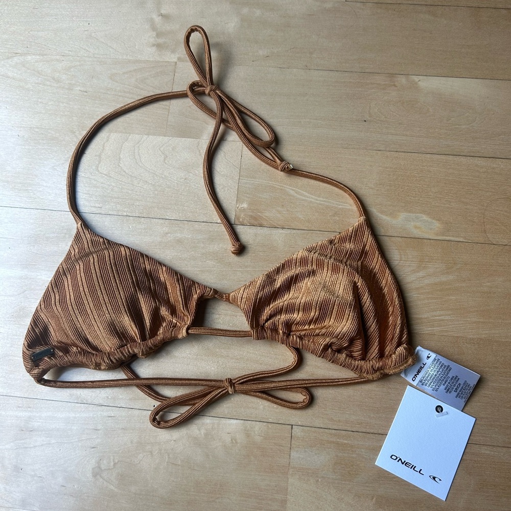 Brand New O’Neill Gold Bikini Top
